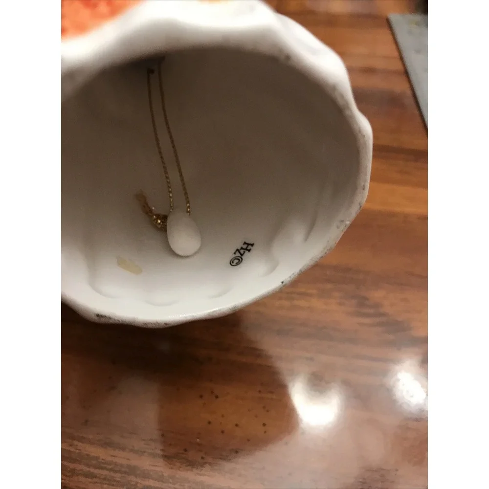 Vintage Florida‎ Oranges Souvenir Bell Porcelain Marked HZ